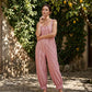 👗 50% OFF NOW! 🏝️ Women's Casual Striped Spaghetti Strap Jumpsuit – Lightweight, flowy & breezy – perfect for beach days, summer parties or travel – effortless chic 🌊