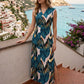 📢📢40% OFF !! ⏰Women's Sleeveless V-Neck Maxi Dress with Side Slit