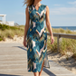 📢📢40% OFF !! ⏰Women's Sleeveless V-Neck Maxi Dress with Side Slit