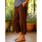 Дамски панталони с ластик в кръста