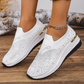 👟Дамски обувки с кристали и пеперуди, тип "slip-on" - Блестете с всяка стъпка ✨
