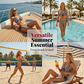 👙 ОГРАНИЧЕНО ВРЕМЕВО НАМАЛЕНИЕ ОТ 30%! ✨ Комплект бикини с халтер и кариран принт – Елегантен, подчертаващ фигурата, готов за плажа 🏖️