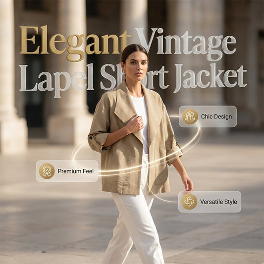 🍂 Дамско ежедневно ветроустойчиво яке с ретро яка 💝