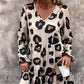 🔥New Arrivals & Best Sellers-Women's Flowy Leopard Print V-Neck Dress