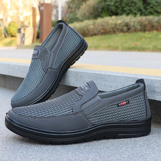 Męskie oddychające buty casual slip-on