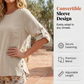 💥50% Off New Arrivals-Women's Cotton Linen Half Sleeve Top
