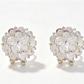 📢📢50% OFF !! ⏰Elegant Sparkling Floral Stud Earrings