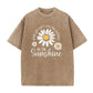 🌼☀️ Унисекс тениска с маргаритки и винтидж измиване – Свободна кройка, S–3XL ✨