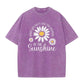 🌼☀️ Унисекс тениска с маргаритки и винтидж измиване – Свободна кройка, S–3XL ✨