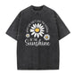 🌼☀️ Унисекс тениска с маргаритки и винтидж измиване – Свободна кройка, S–3XL ✨