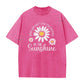 🌼☀️ Унисекс тениска с маргаритки и винтидж измиване – Свободна кройка, S–3XL ✨