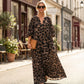 👗🐆Дамска макси рокля с леопардов принт — дива елегантност среща комфорт🌟