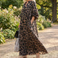 👗🐆Дамска макси рокля с леопардов принт — дива елегантност среща комфорт🌟