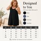 Women's Sleeveless Tank Dress with Pockets