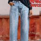 👖🎞️ LIMITED TIME 50% OFF! 📐 Retro Cropped Straight Jeans – Vintage Wash & Clean Cut – Timeless Denim Style ✨