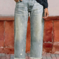 👖🎞️ LIMITED TIME 50% OFF! 📐 Retro Cropped Straight Jeans – Vintage Wash & Clean Cut – Timeless Denim Style ✨