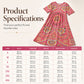 Women's Casual Loose Fit Printed Dress