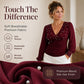 Women's Ruched V-Neck T-Shirt