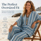 ⌛Limited-Time Offer-Women's Loose V-Neck Striped 2-Piece Casual Set