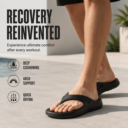 Unisex Thick Sole Non-Slip Flip Flops 