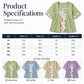 Women’s Summer Floral Print Fake 2-Piece Top