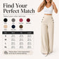 Trending Now⭐👖✨ High-Waisted Wide-Leg Pants with Side Buttons – Flattering Silhouette & Unique Detail for Effortless Style