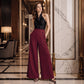 Trending Now⭐👖✨ High-Waisted Wide-Leg Pants with Side Buttons – Flattering Silhouette & Unique Detail for Effortless Style