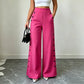 Trending Now⭐👖✨ High-Waisted Wide-Leg Pants with Side Buttons – Flattering Silhouette & Unique Detail for Effortless Style