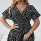 Women's Casual Polka Dot V-Neck Dress
