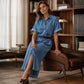 ✨🛍️Fresh Drop - Loose-Fit Denim Dress with Button Placket – Timeless Wardrobe Staple for Weekends or Travel 🍃