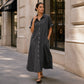 ✨🛍️Fresh Drop - Loose-Fit Denim Dress with Button Placket – Timeless Wardrobe Staple for Weekends or Travel 🍃