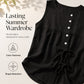 Women’s Effortless Tie-Front Tank Top