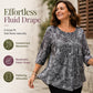 Women's Plus Size Paisley Print Blouse