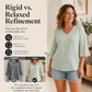 Women's Floral Print 3/4 Flutter Sleeve Top