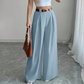 😍✨ Luźne spodnie garniturowe z wysokim stanem — eleganckie, z płynnym drapowaniem, dostępne w 10 kolorach 👖