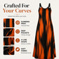 ⌛Limited-Time Offer-Women's Plus Size Sleeveless Striped Dress
