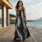⌛Limited-Time Offer-Women's Plus Size Sleeveless Striped Dress
