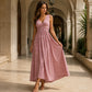 Women's Plus Size Sleeveless V-Neck Dress