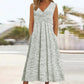 Women's Plus Size Sleeveless V-Neck Dress