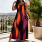 ⌛Limited-Time Offer-Women's Plus Size Sleeveless Striped Dress