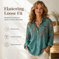 Women's Vintage Printed Casual Shirt