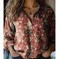 Women's Vintage Printed Casual Shirt