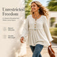 Women's Casual Loose Long Sleeve Fringe Top