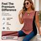 Women's Sleeveless Color-Block Ribbed Top