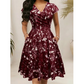 👗✨ Elegancka sukienka damska w kwiatowy wzór — kobiecy styl, wygoda i praktyczne kieszenie 🌸