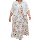 💕 49% ZNIŻKI DZIŚ! 👗 Jedna Stylizacja, Natychmiastowa Elegancja ✨ Komplet: Kwiatowa Sukienka Maxi + Krótka Marynarka na Święta, Przyjęcia i Wyjątkowe Okazje