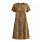 🐆✨ Elegancka Sukienka Damska w Panterkę – Luźna, Wygodna, Długa | S–5XL 👗
