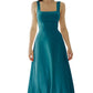 👗✨ Sukienka Maxi w kształcie litery A, Kwadratowy Dekolt, Bez Rękawów, Regulowany Sznurek z Tyłu — 11 Kolorów, XS-3XL 👗