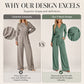 🎀Damski kombinezon z długim rękawem i dekoltem w szpic z paskiem – bez wysiłku elegancja w jednym spojrzeniu