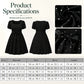 👗✨ Sukienka midi w kropki, z kwadratowym dekoltem, rękawami balonowymi i sznurkiem w talii — rozmiary XL–4XL, kolor czerwony, zielony, granatowy 👗